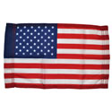 US Flag with Pole Hem