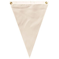 Single Pennants with Browns & Creams