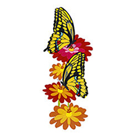 Butterflies Garden Flag Stand Icon, EE20211