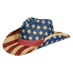Patriotic Printed Cowboy Hat, A398399