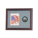 Navy Medallion Picture Frame, ALF59007