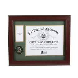 Army Medallion Award Frame, ALF59023
