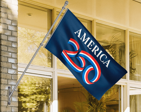 FlagandBanner.com is a retailer of the official America 250 Flag