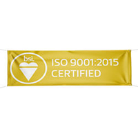 BSI's ISO 9001:2008 Banner, BSIISO90011539H