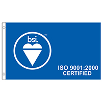 BSI's ISO 9001:2000 Flag, BSIISO9001235H