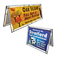 Horizontal A-Frame Display Kit with optional Banners, FBPP0000013388