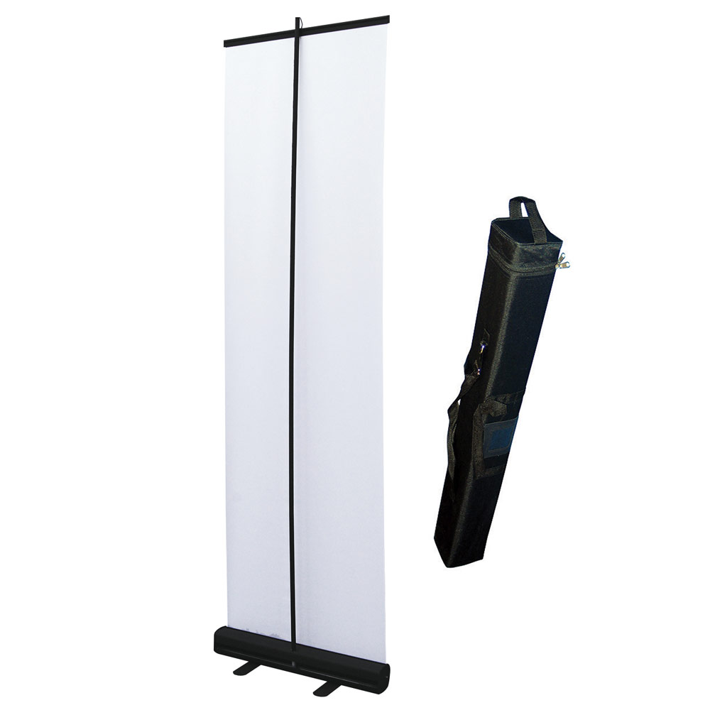 Economy Single Retractable Banner Stand Kit (24 in Banner