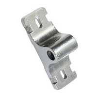 Wall or Column Mount Top & Bottom Fiberglass Banner Bracket Kit, Black Bracket, KBRACS18WMCB