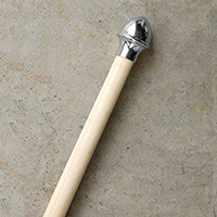 4 ft x 1 in Crossbar with Acorn Finials Wood/Plastic, CCROS1N