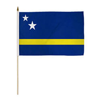Curacao Polyester Car Flag (12 in. x 16 in.), CFCURA