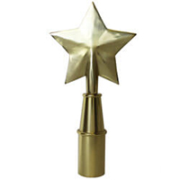 Guiding Star Ornament with Ferrule, CGUID7B