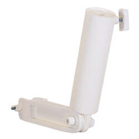 Flagpole Bracket for Round or Square Poles - White, CMOUNTFPMBW