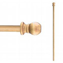 One-Piece Pole with Ball Ornament, CPOLE5
