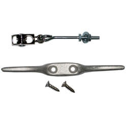 Standard Flagpole Pulley & Cleat Set, 6 in., CPULL2126