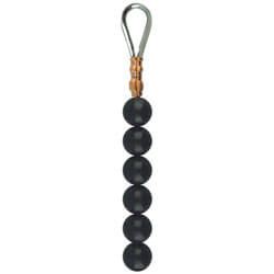 Internal Halyard Retainer Ring, Black, 8 in. dia., CRETA8BLK