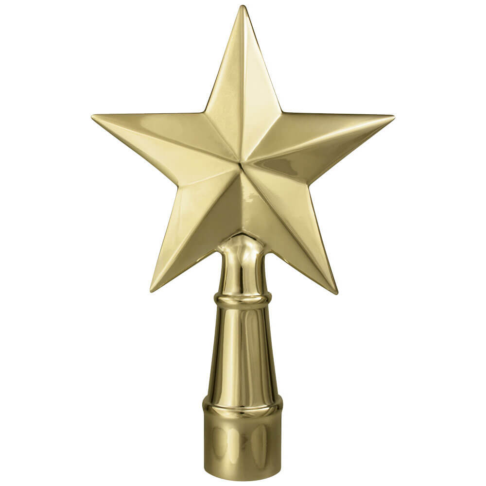 Texas Star Ornament with Ferrule, CTEXSTAR6