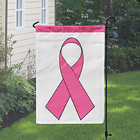 Pink Ribbon Banner, DBANN1218PINK