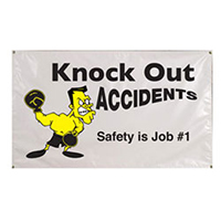 Knock Out AccidentS Banner, DBANN38KOA