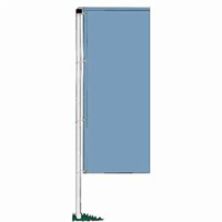 Bluebird Drape Nylon Banner, DBANN36BLB