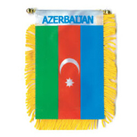Azerbaijan Mini Banner, DBANNAZER45