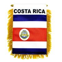 Costa Rica Mini Banner, DBANNCOST45