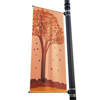 Fall Tree Street Pole Banner