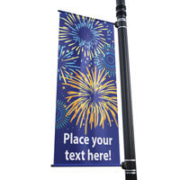 Freedom Fireworks Street Pole Banner