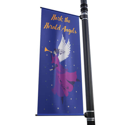 Herald Angels Street Pole Banner, FBPP0000010675