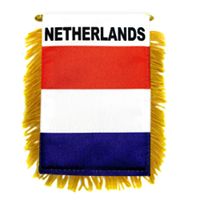 Netherlands Mini Banner, DBANNNETH45