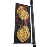 Pumpkins Street Pole Banner