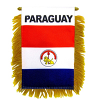 Paraguay Mini Banner, DBANNPARA45