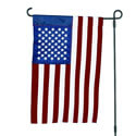 US banner with pole hem, DBANNUSG