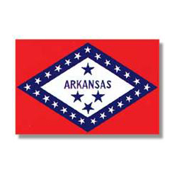 Arkansas Flag Decal (3-1/2 in. x 5 in.), III428