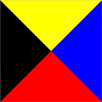 Z International Code Signal Decal, DECNCODEZ2716