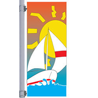 Sailing Street Pole Banner