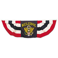 Welcome Center Half Fan Bunting Set, DFANS3937