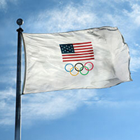 USA Olympic Flag, DFLAG02505091