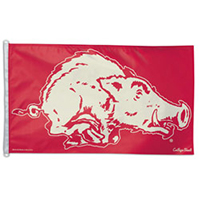 College Vault Arkansas Razorbacks Flag, DFLAG23649013