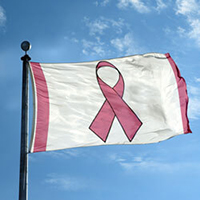 Pink Ribbon Flag