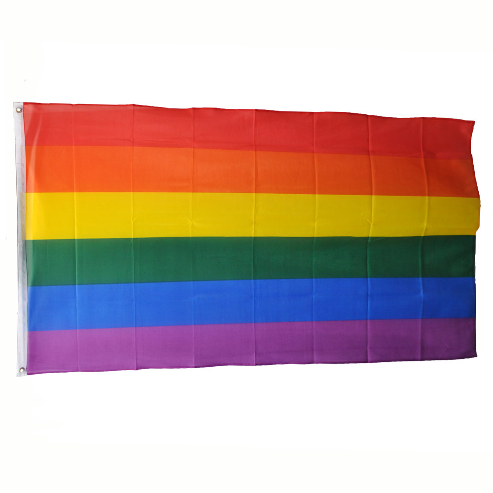 Rainbow Pride Economy Polyester Flag (2 ft. x 3 ft.) |FlagandBanner.com