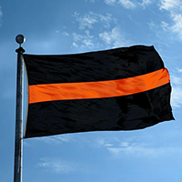 Thin Orange Line Flag, FBPP0000013757