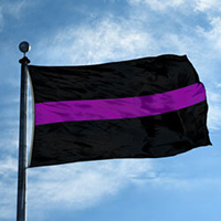 Thin Purple Line Flag, FBPP0000013760