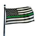 Thin Green Line US Flag (3 ft x 5 ft) DFLAG35USTGL