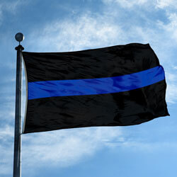 Thin Blue Line Flag, 
