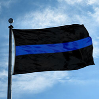 Thin Blue Line Flag