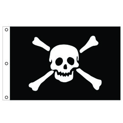 Jolly Roger Flag, DFLAGJOLLY1015