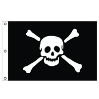 Jolly Roger Flag, DFLAGJOLLY1015