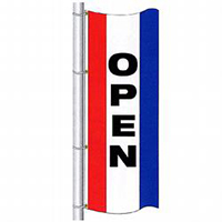 Open Drape Flag
