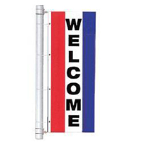 Nylon Giant Welcome Drape Flag