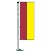 Double Stripe Rotator Drape Banner,DFLAGNY138C